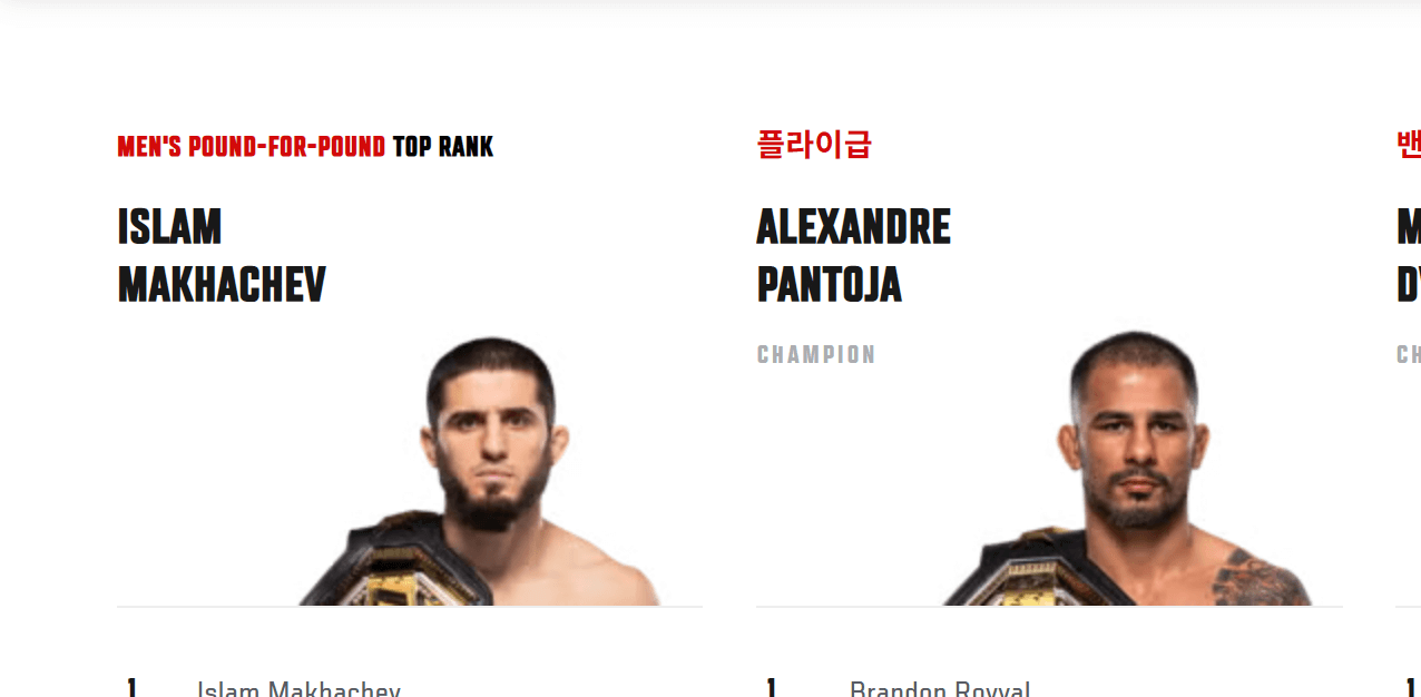 UFC316 경기일정3