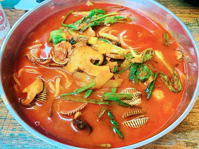 충남 서산 맛집 꼬막 짬뽕