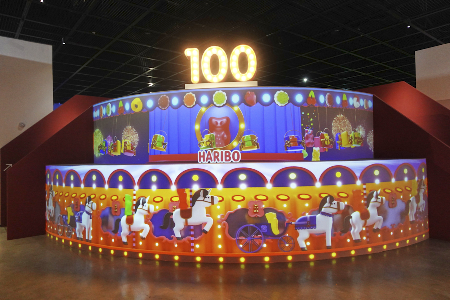 하리보 전시회 회전목마