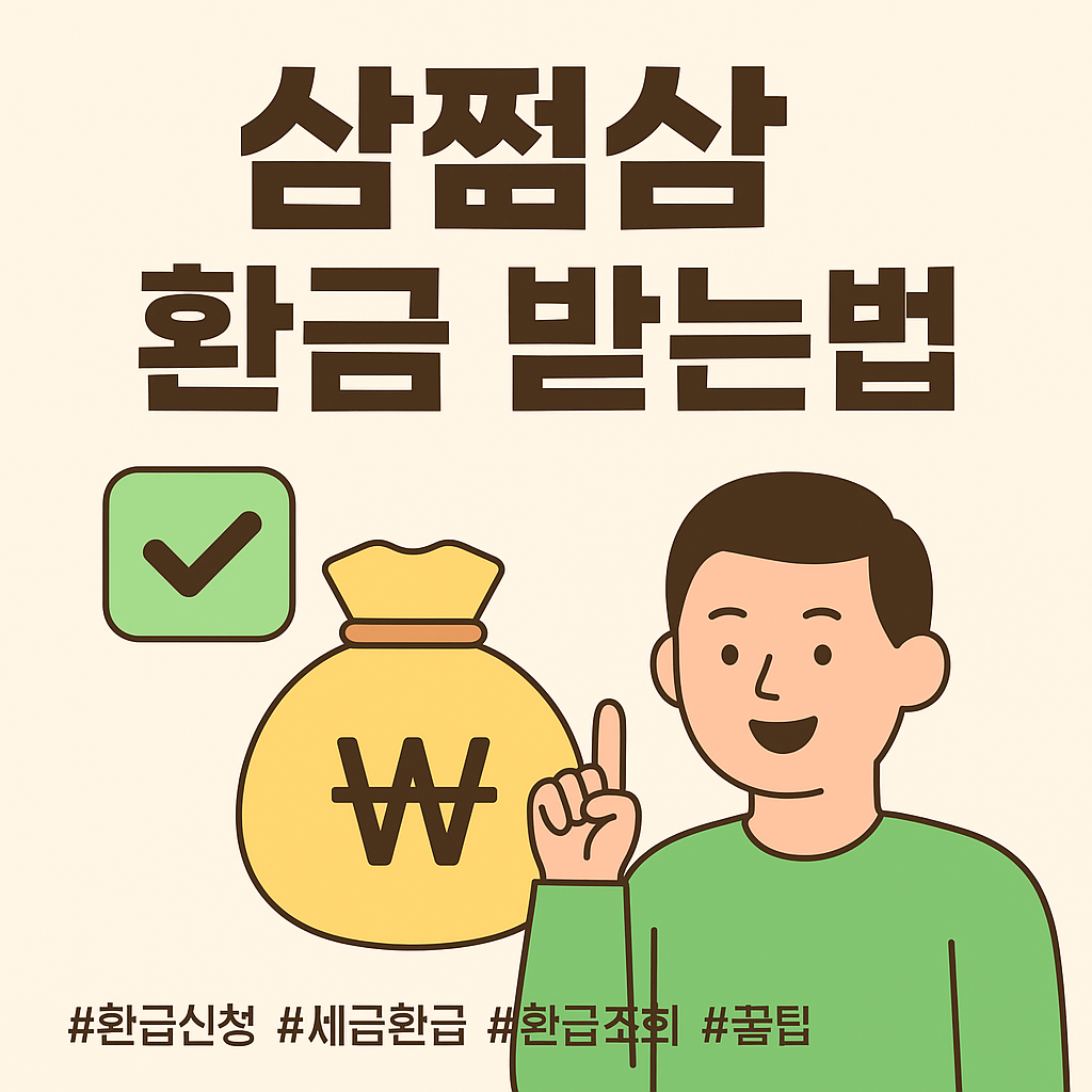 "2025 삼쩜삼 환급 신청!"