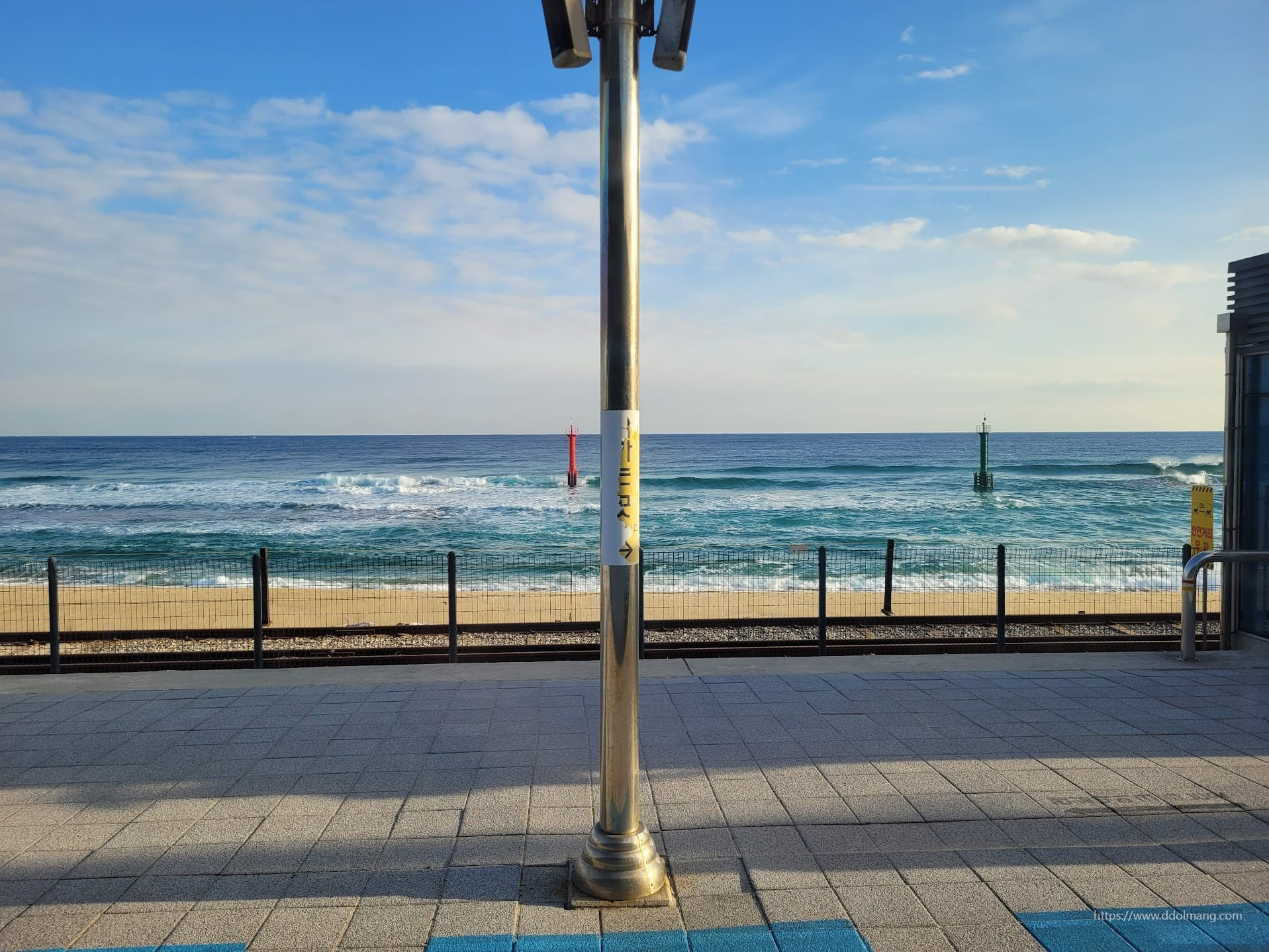 정동진역 바다 풍경