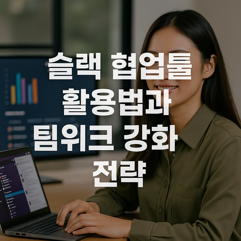 슬랙 협업툴 활용법과 팀워크 강화 전략