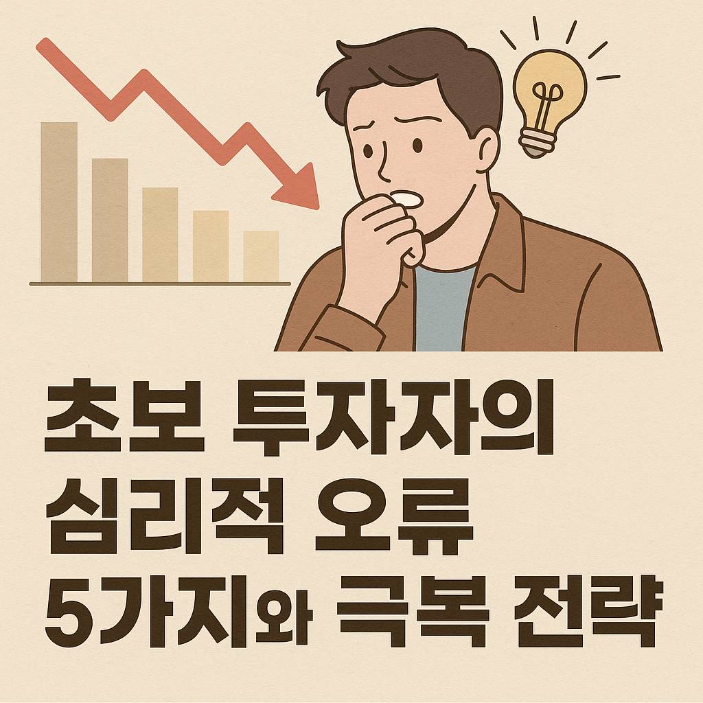 초보 투자자의 심리적 오류 5가지와 극복 전략