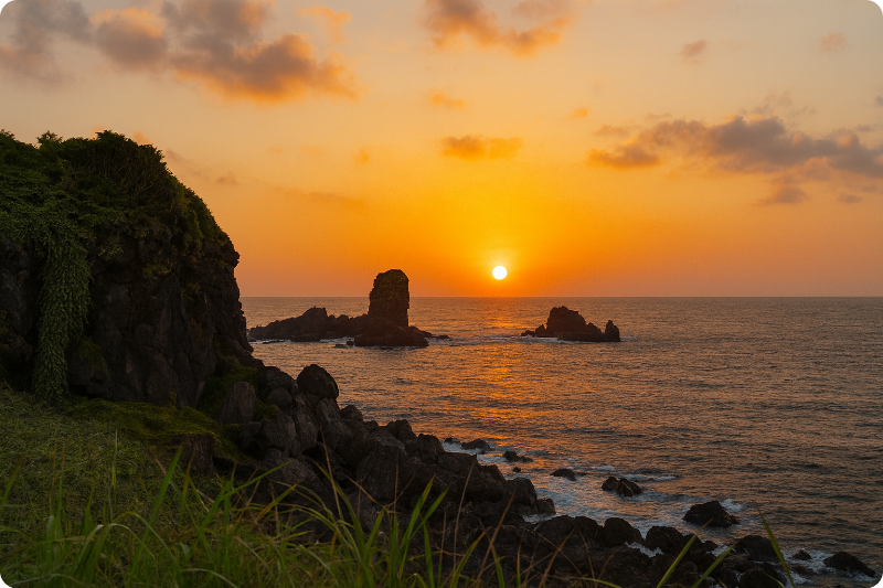 제주 섭지코지 새해 일출 해돋이 명소+AI /출처: 제주 비짓