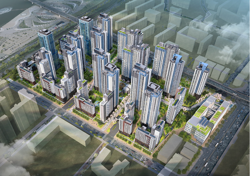 반포 래미안 원베일리 조감도