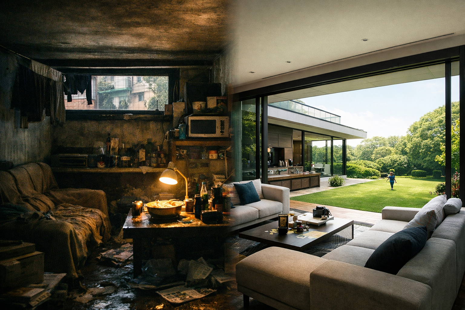 <기생충>반지하 vs 대저택 공간 구조가 계급 서사를 만든 방식