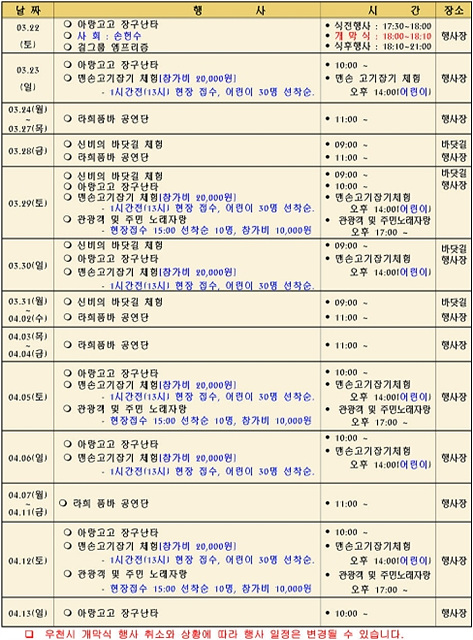 무창포 도다리주꾸미축제 신비의 바닷길 근처맛집