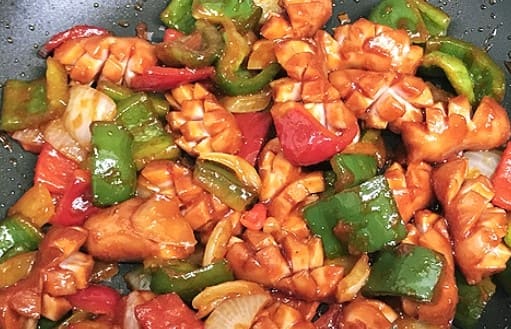 불맛-소시지-야채볶음