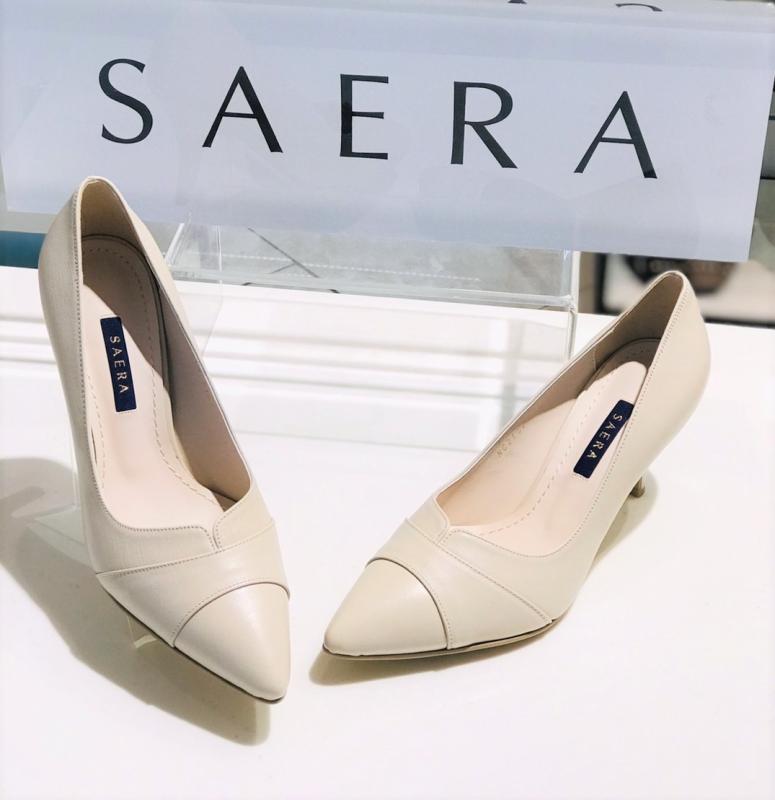 세라 여성 소가죽 펌프스 구두 스틸레토힐 TJP21413 베이지 7CM