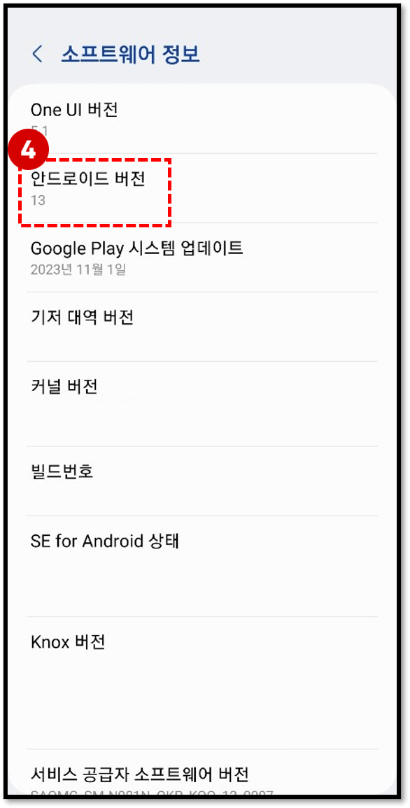 OS 버전