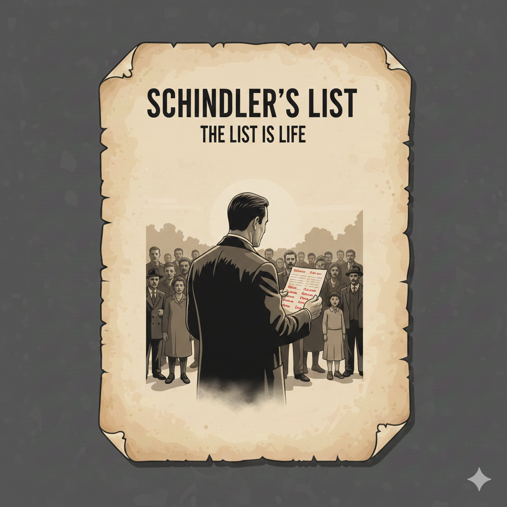영화 쉰들러 리스트 관련 이미지, The list is life