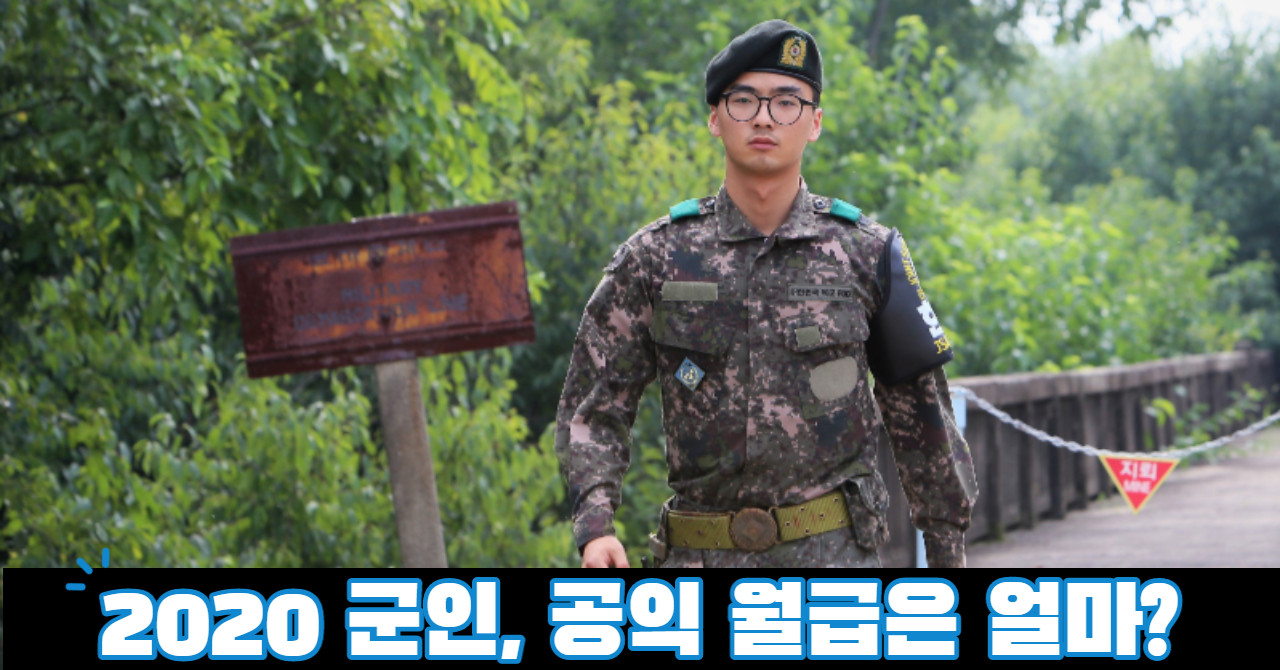 2020 군인, 공익 월급 총정리