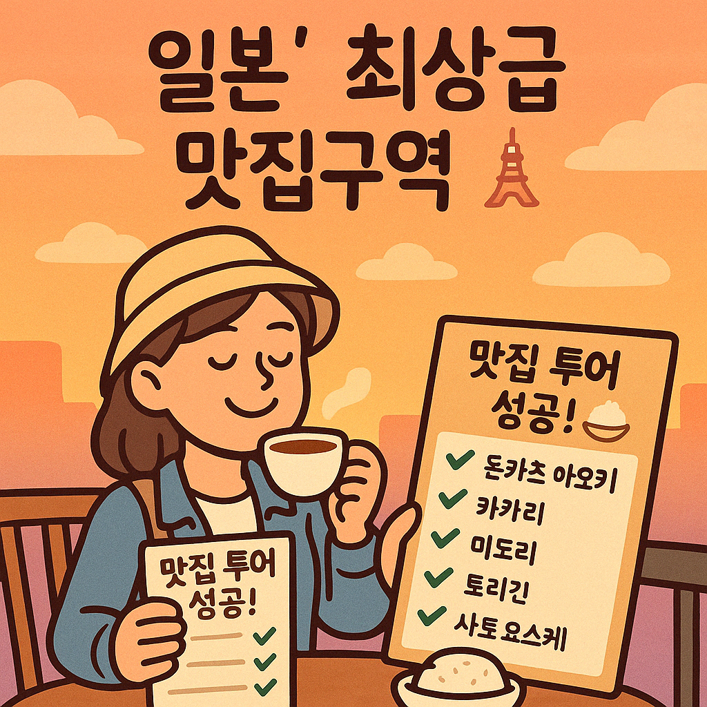 최신 도쿄 긴자 인생 맛집 베스트 6