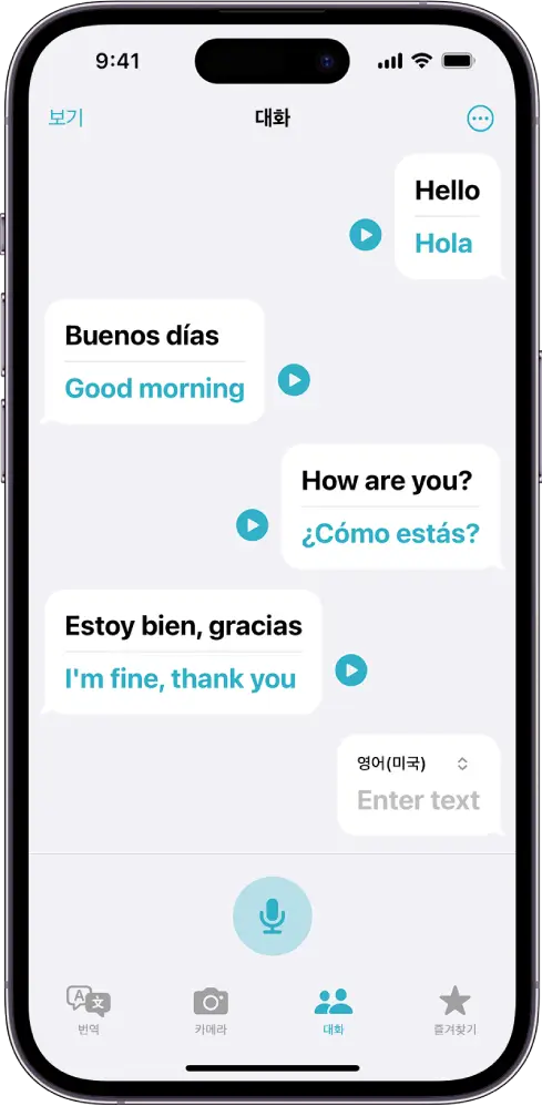대화 번역하기