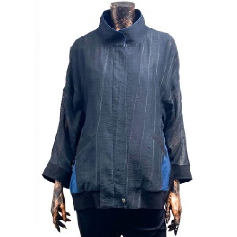 데시데 절개배색 메쉬소매자켓 DMS524