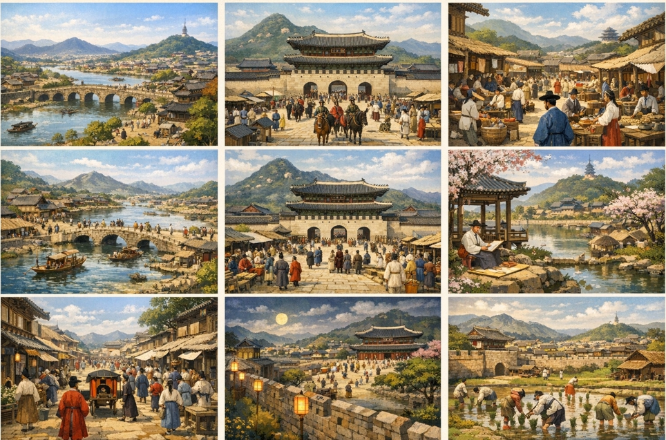조선시대 한양 모습