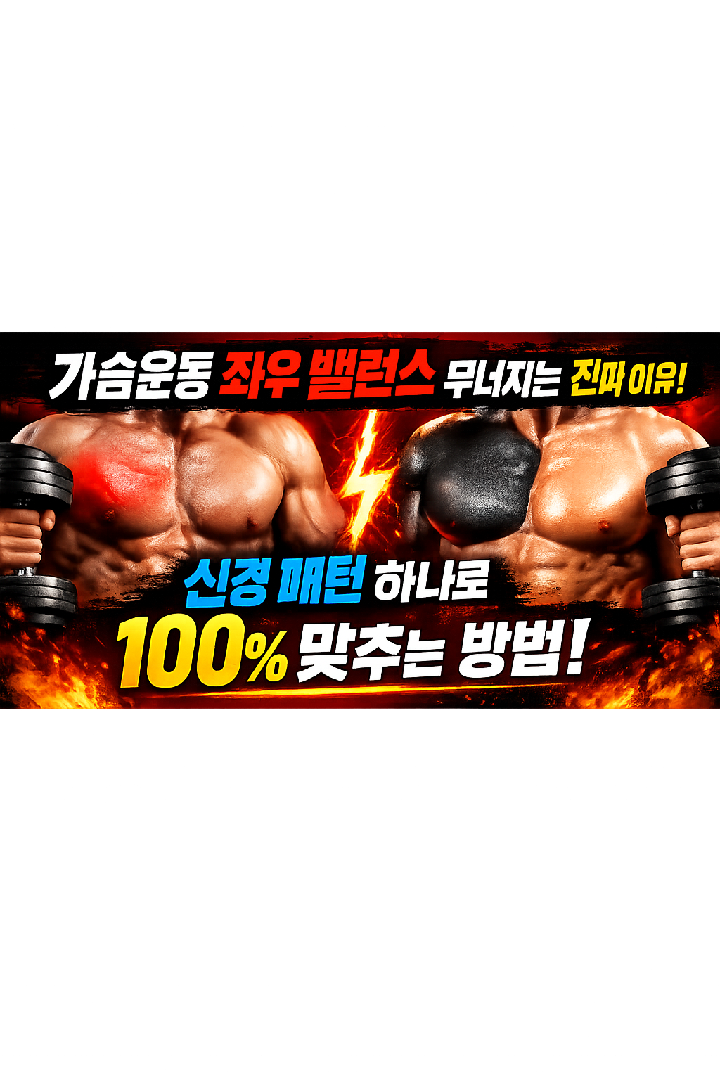가슴운동 좌우 밸런스 무너지는 진짜 이유