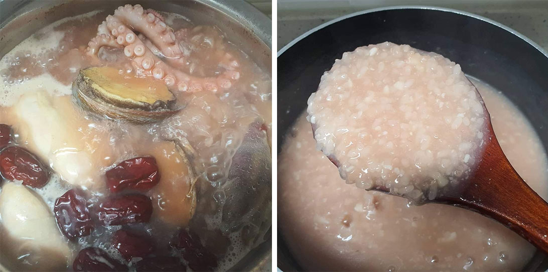 삼계탕과 죽