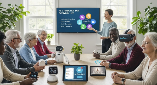 시니어도 쉽게 배우는 인공지능과 로봇기술변화