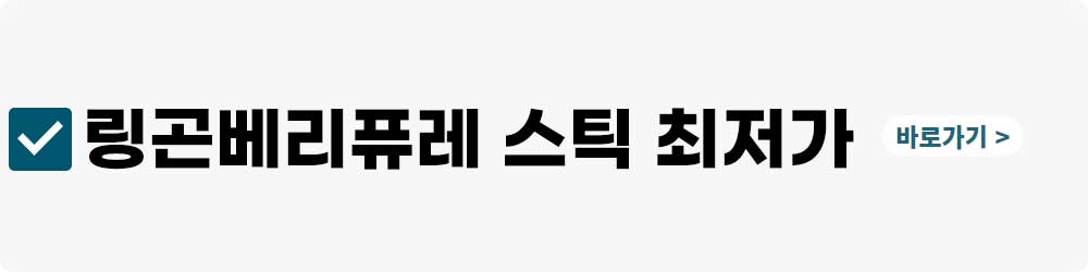 링곤베리 퓨레 주스 스틱 최저가