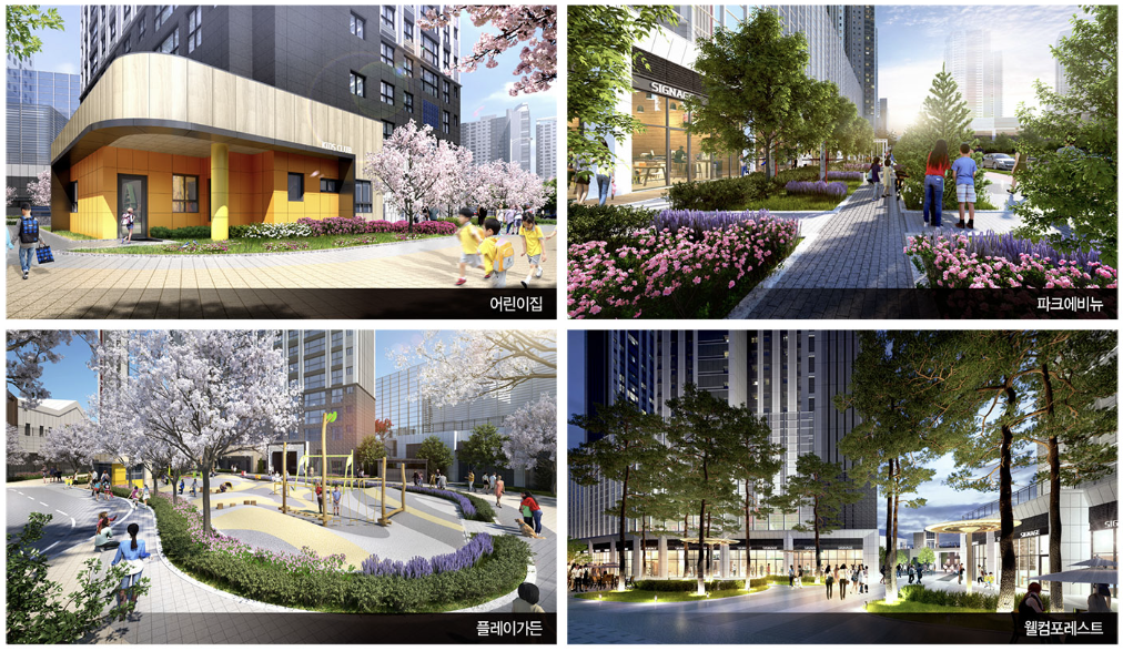 검단 롯데캐슬 넥스티엘 조경설계