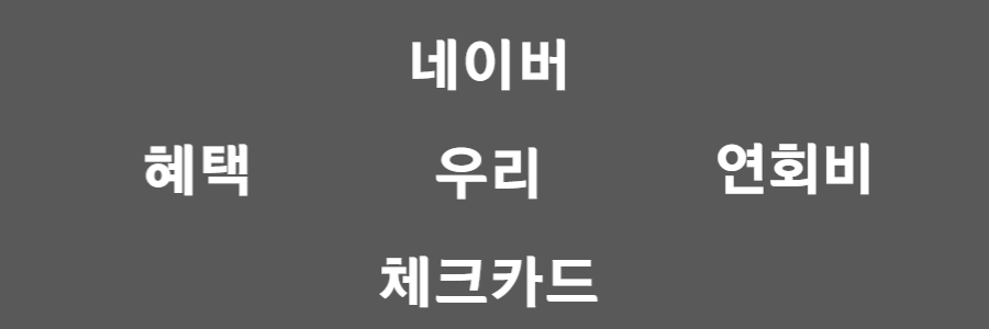 우리 네이버체크카드