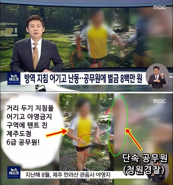 방역수칙위반한 6급공무원
