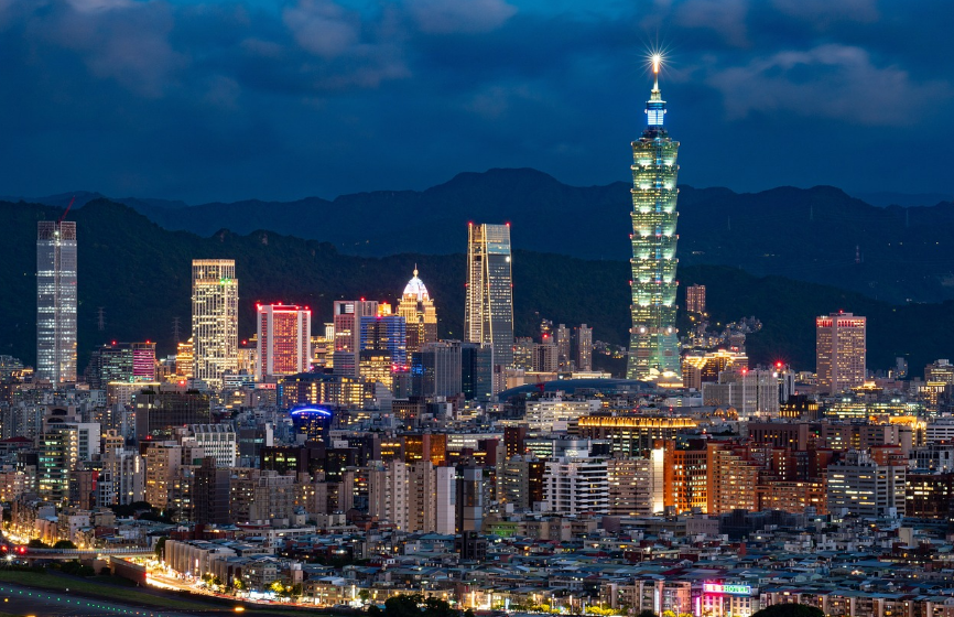 대만야경사진