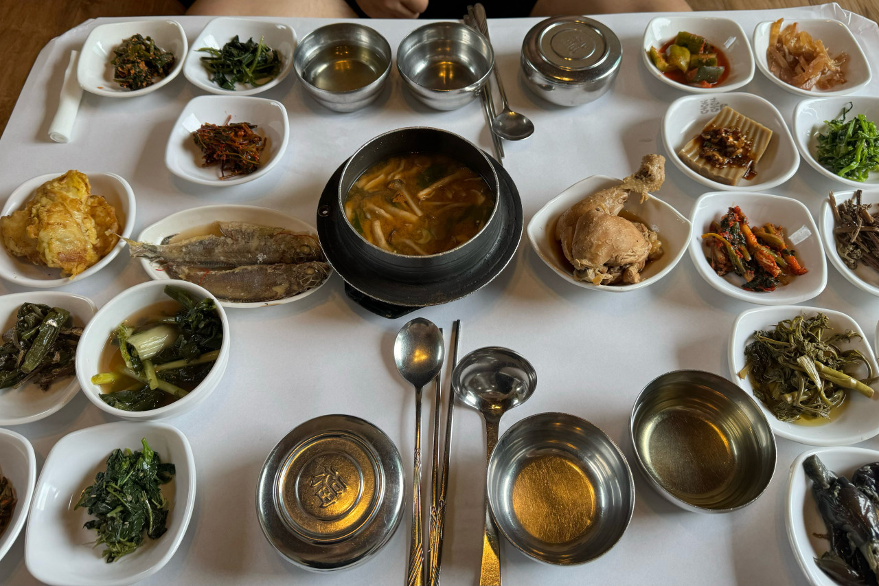 백제장-한정식-상차림