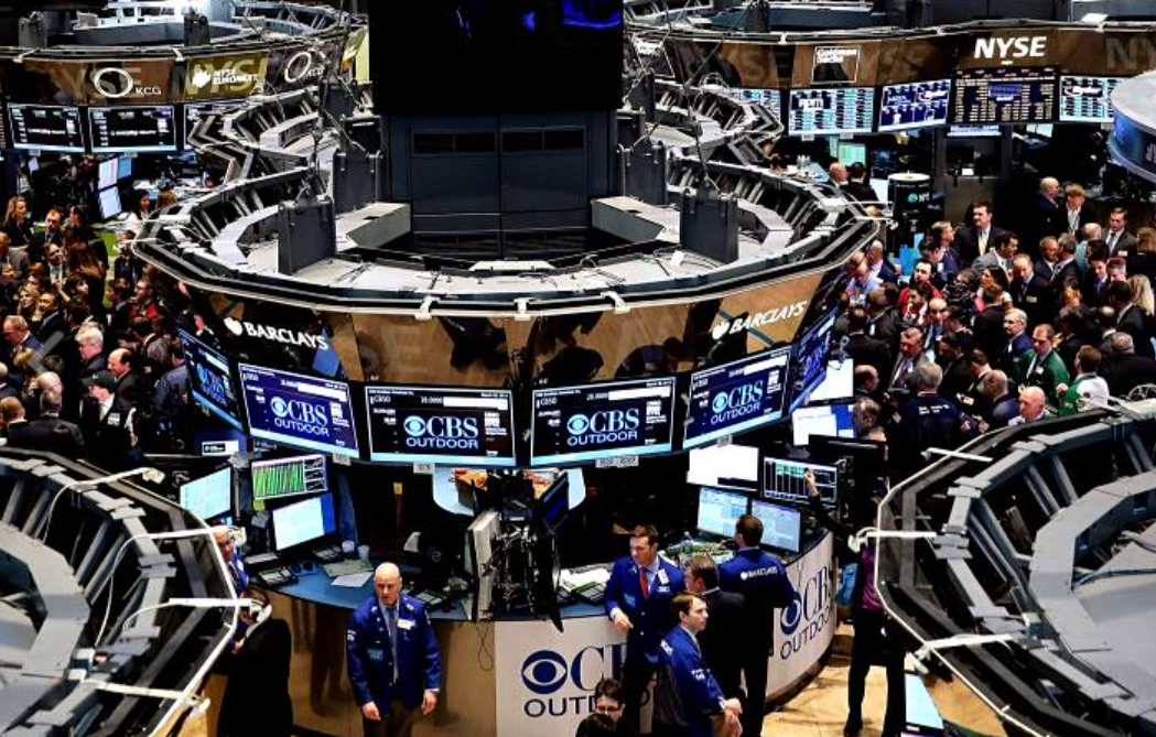 뉴욕 증권거래소 현장 사진