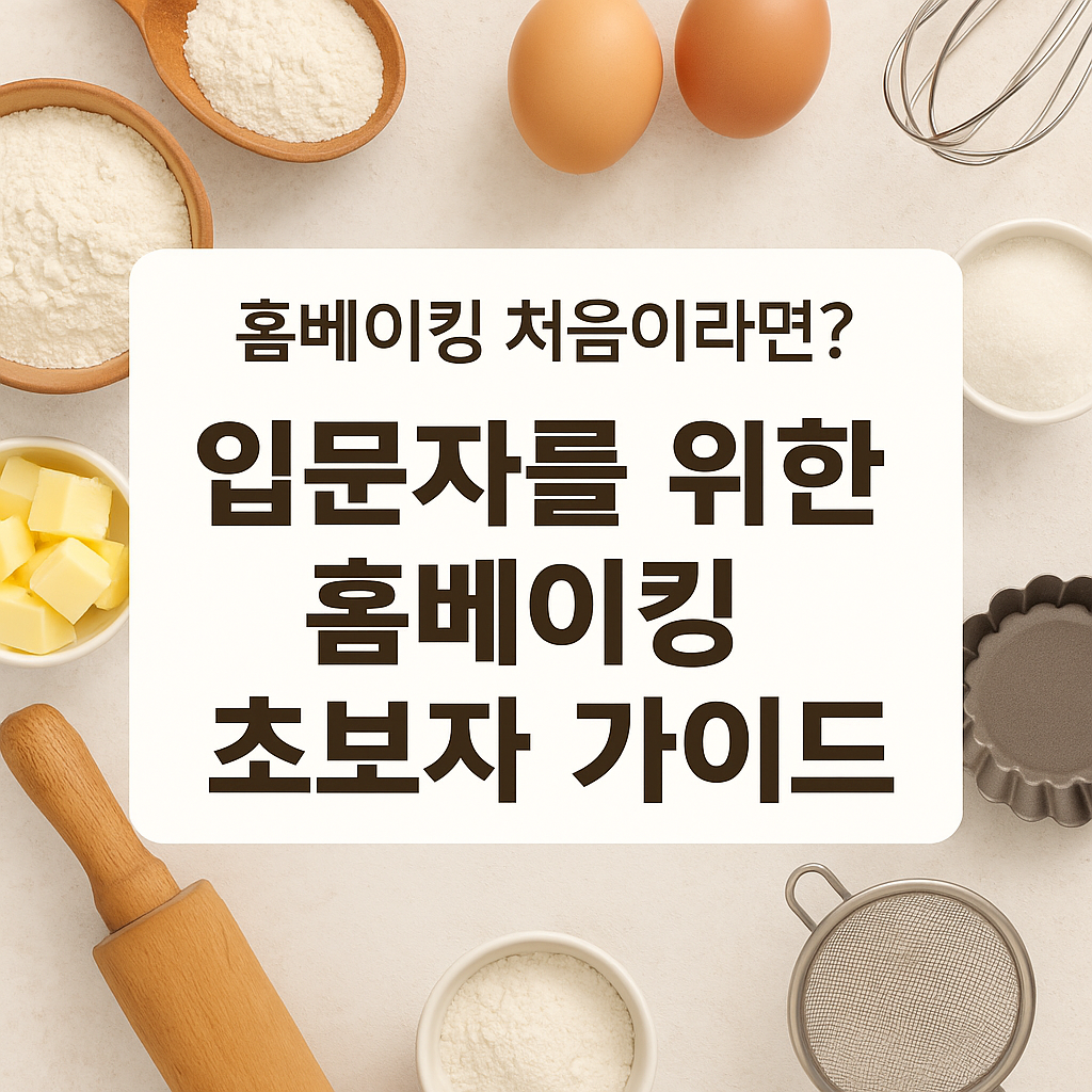 홈베이킹 초보자 가이드