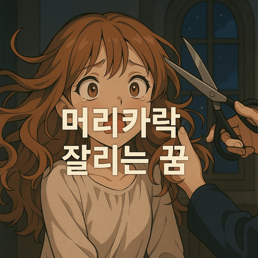 머리카락 잘리는 꿈 해몽
