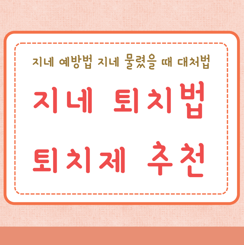 지네 퇴치법