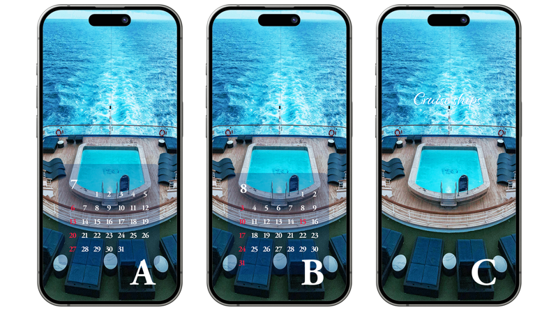 07 크루즈선 수영장 ABC - 2025년7월 아이폰배경화면