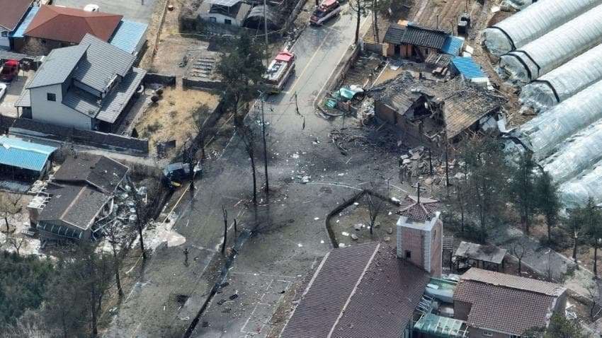 공군 포천 KF-16 폭탄 사고 한미연합훈련 중 발생 조종사 좌표 입력 실수 드론사진