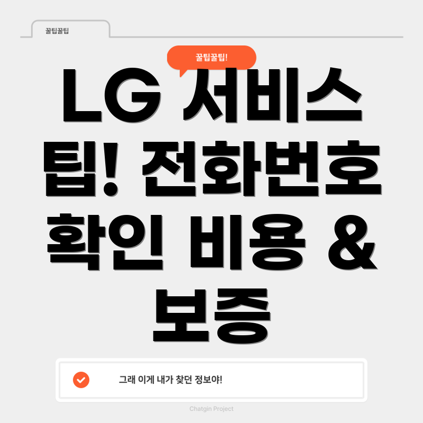 LG 전자 AS 서비스