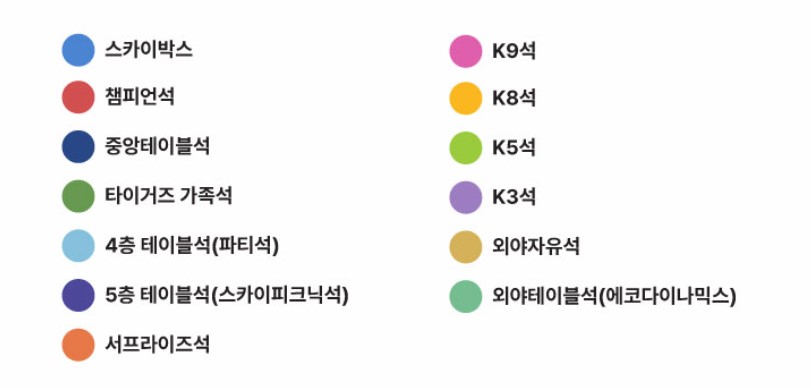 기아 챔피언스 필스 좌석 배치