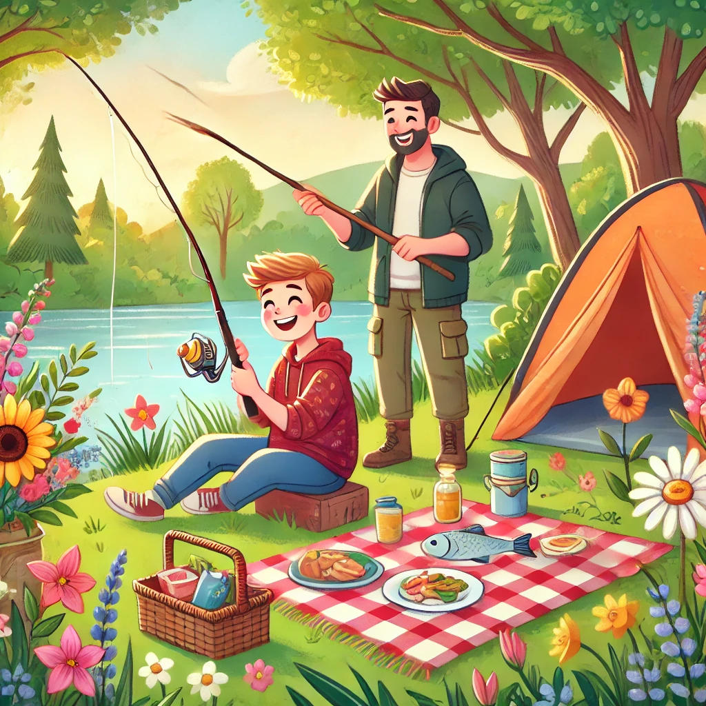 낚시초보 봄여행 이미지