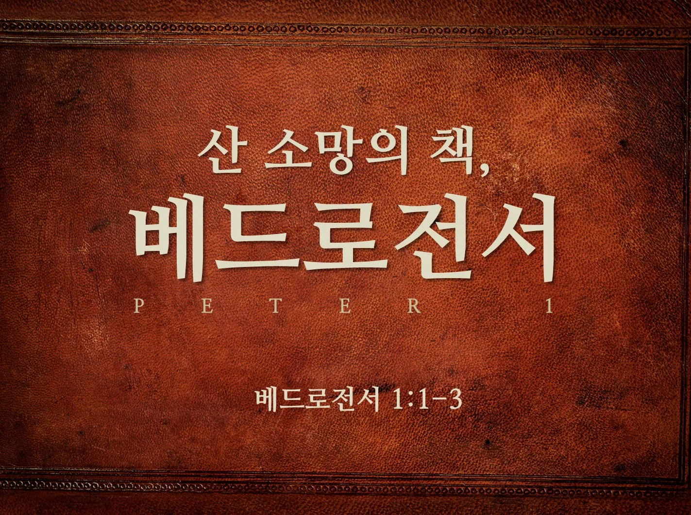 베드로전서 3장 15절 해석 - 너희 마음에 그리스도를 주로 삼아 거룩하게 하고_4