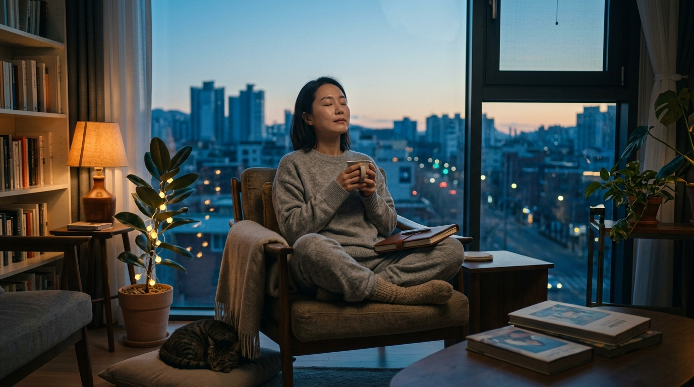 조용한 회복 시간에 대한 장점