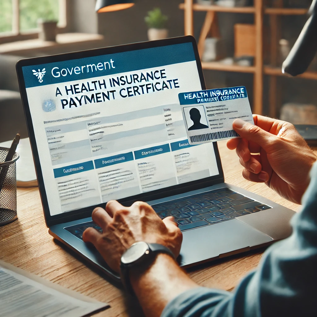 건강보험 납부확인서 관련 사진