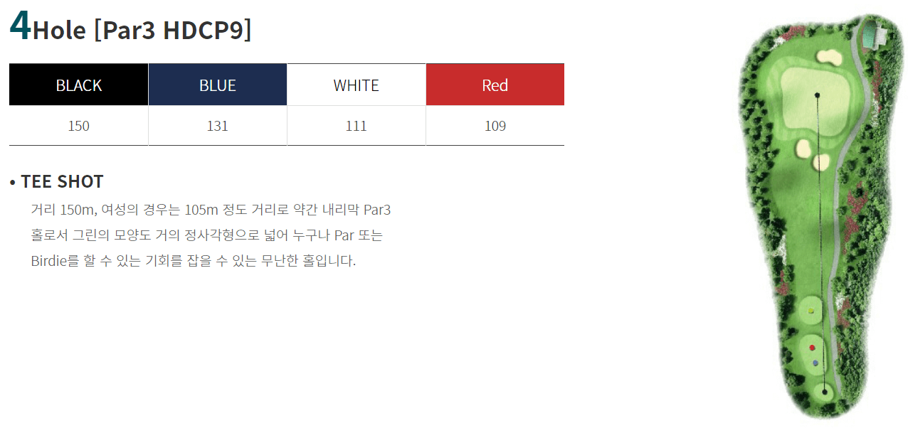해솔리아 컨트리클럽 솔코스 4