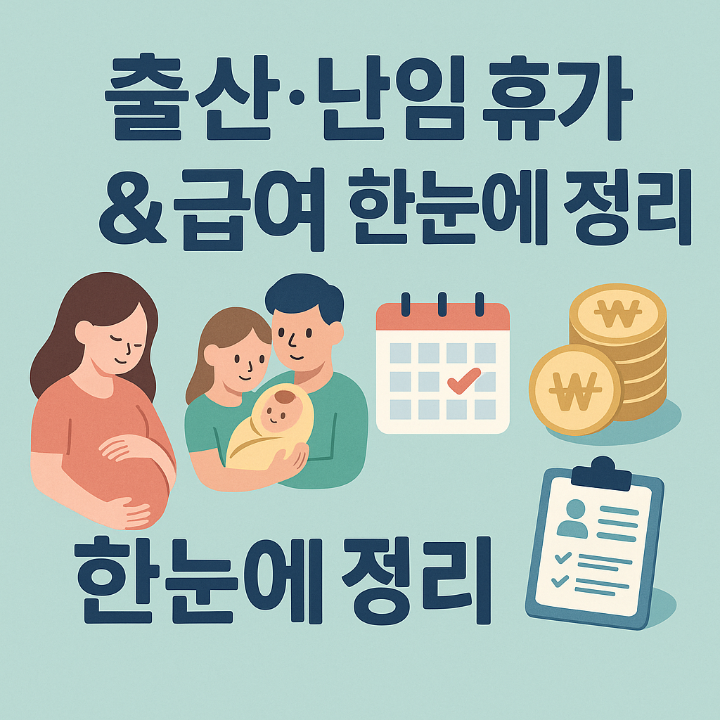 출산 배우자 난임치료 휴가급여 총정리 고용24로 5분 만에 신청 끝!
