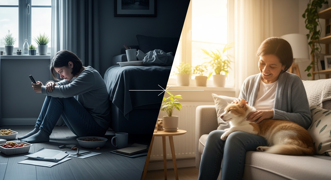 현대인의 정신건강에 반려동물이 미치는 영향