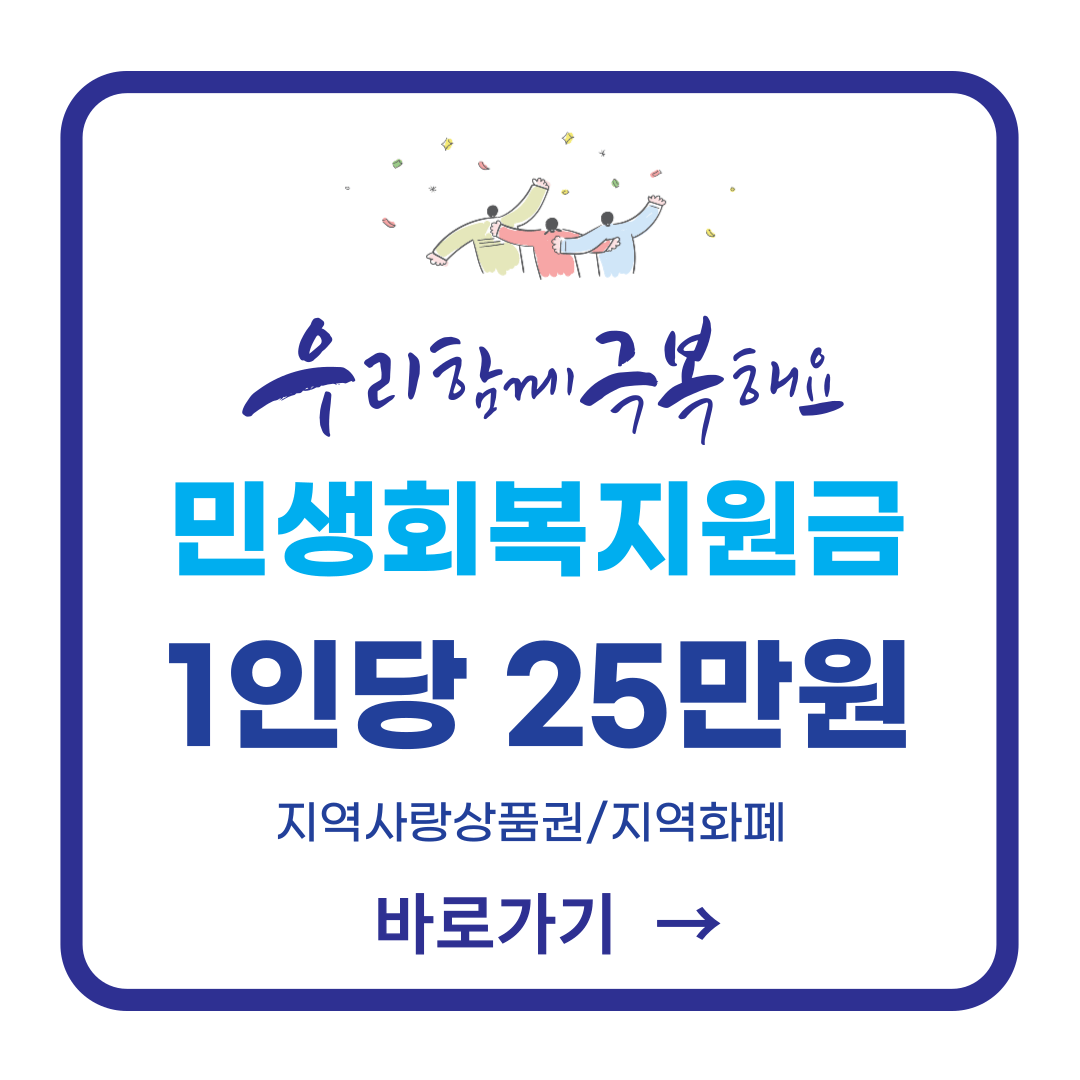 민생회복지원금 25만원: 경제 회복을 위한 필수 정책