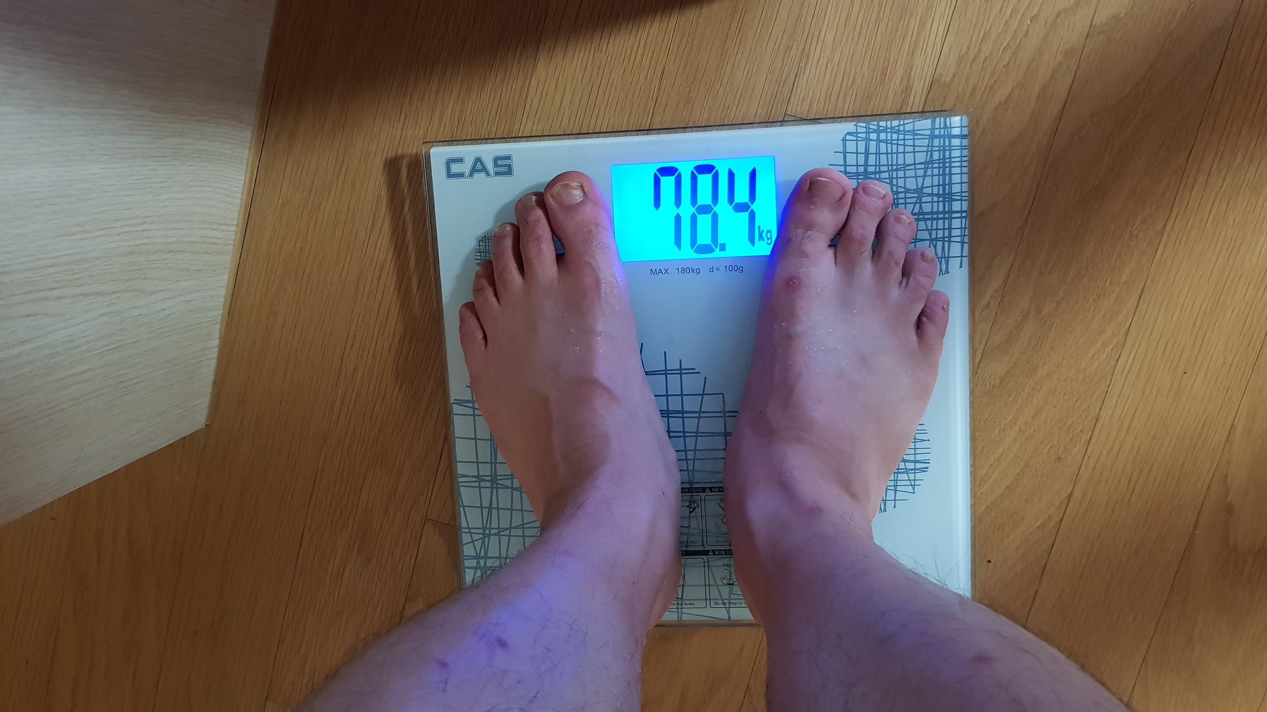 78kg 까지 감량한 인증샷