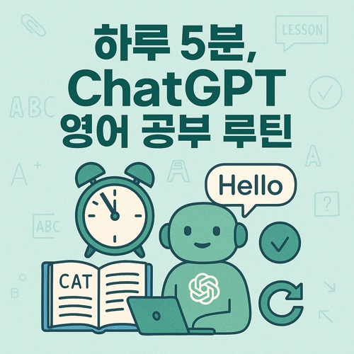 ChatGPT 영어 공부 루틴 섬네일