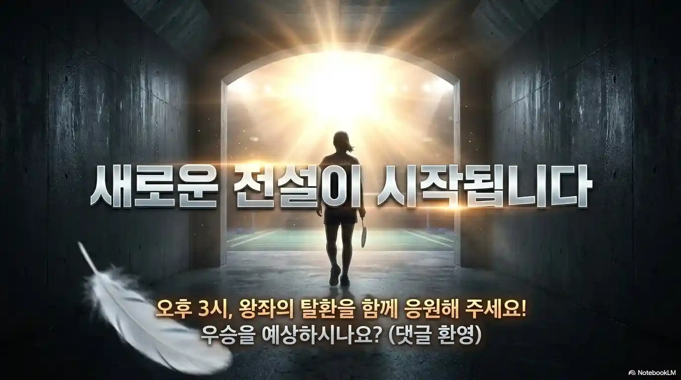 안세영 싱가포르 오픈 결승 입장 오후 3시 응원 - 배드민턴 새로운 전설 시작 2026