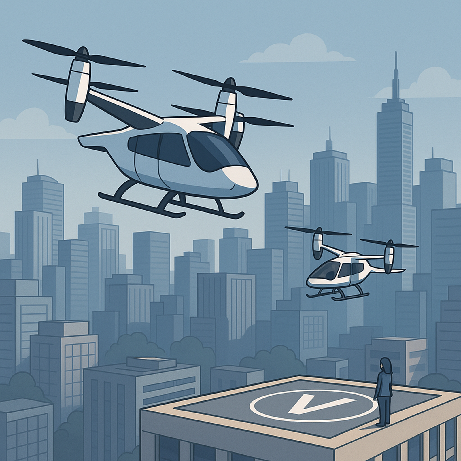 수직 이착륙형 개인용 항공차(PAV)의 등장과 교통 혁신