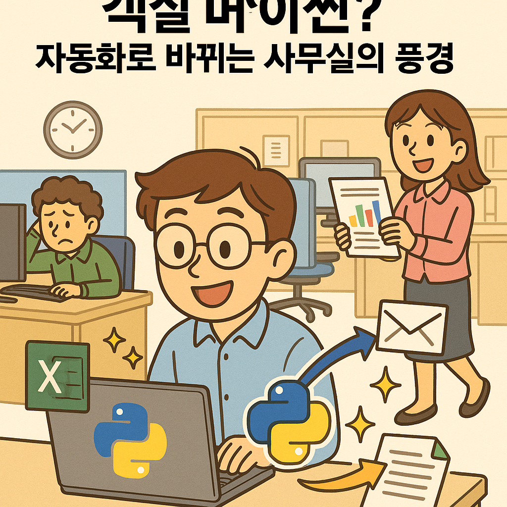엑셀 대신 파이썬? 자동화로 바뀌는 사무실의 풍경